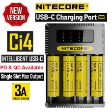 Nitecore Ci4 Intelligent USB-C Four Slot Battery Charger